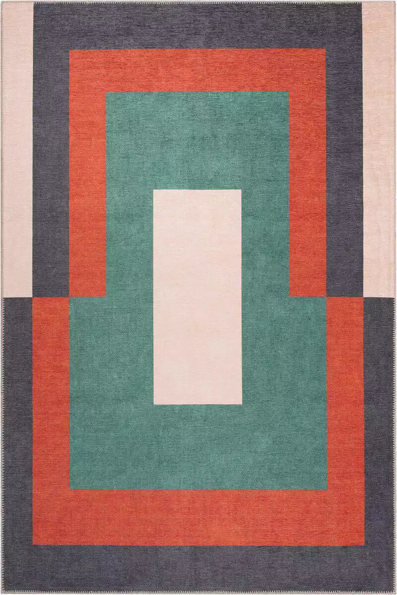 Modern Art Sonil Dokuma Pamuk Polyester Renkli Hali