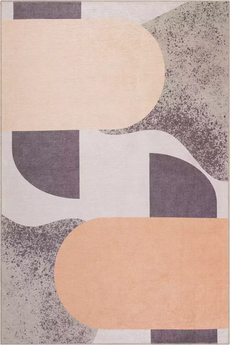 Nodern Art Sonil Dokuma Pamuk Polyester Renkli Hali