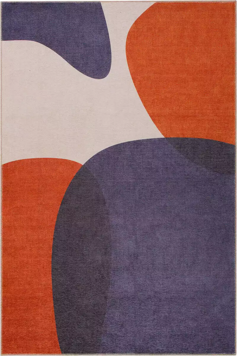 Modern Art Sonil Dokuma Pamuk Polyester Renkli Hali